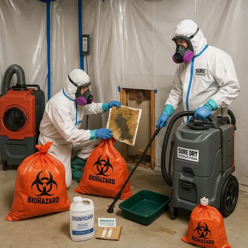 Contaminated Water Handling Protocols process in Betances, PR